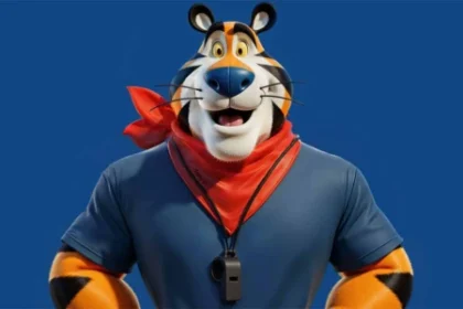 Mascote Tigre Tony é recriado em 3D com apoio de IA