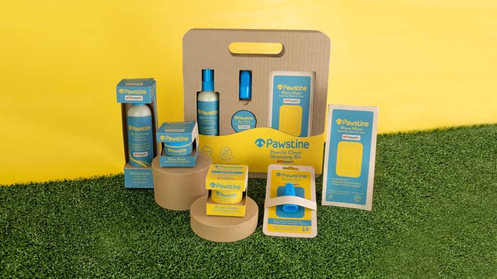 kit de higiene para cães