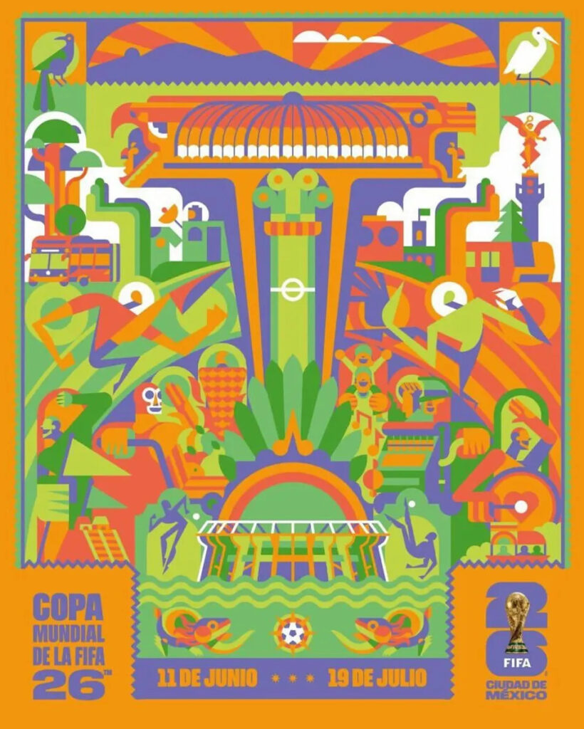 Pôster Copa do Mundo FIFA 2026 - Cidade do México