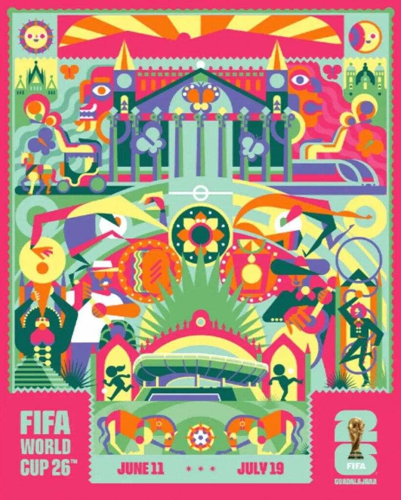 Poster Copa do Mundo FIFA 2026 - Cidade de Guadalajara
