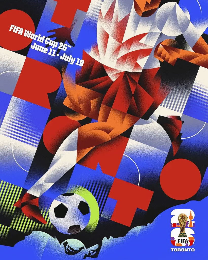 Pôster Copa do Mundo FIFA 2026 - Cidade de Toronto - Foto: Divulgação / FIFA