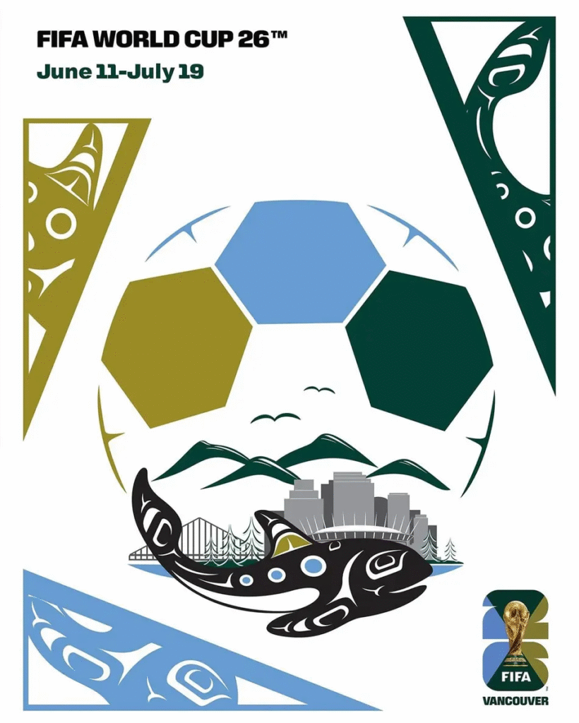 Poster Copa do Mundo FIFA 2026 - Cidade de Vancouver -