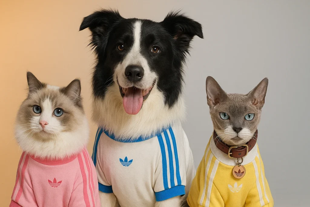 Adidas lança coleção esportiva para pets: design e inovação no mercado pet