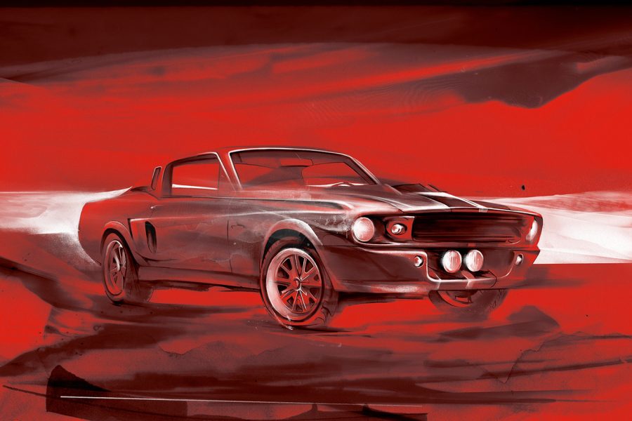 Mustang Dark Horse: o poder do legado ilustrado em design contemporâneo