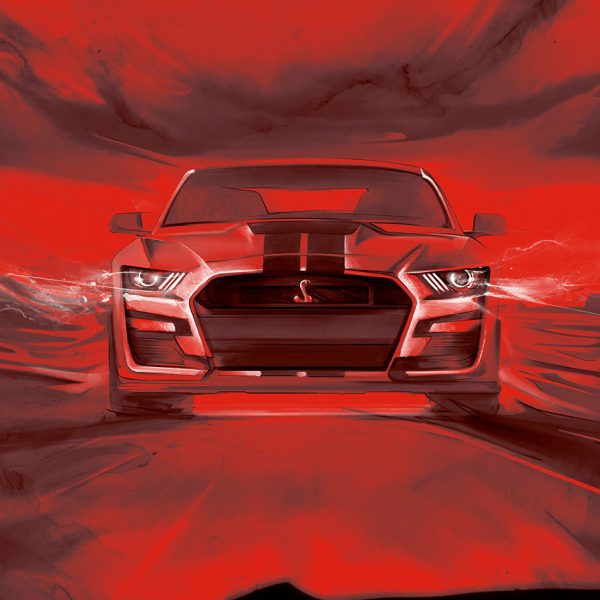 Mustang Dark Horse: o poder do legado ilustrado em design contemporâneo